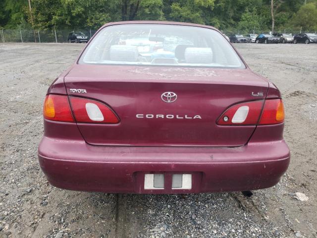 2T1BR18E8WC038689 - 1998 TOYOTA COROLLA VE RED photo 6