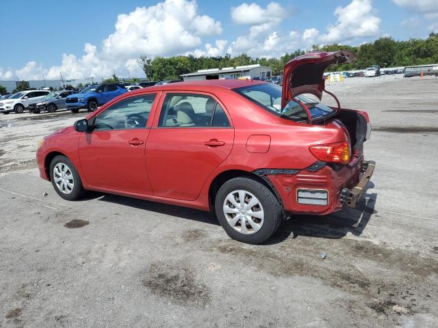 1NXBU4EE1AZ319454 - 2010 TOYOTA COROLLA BASE წითელი ფოტო 2