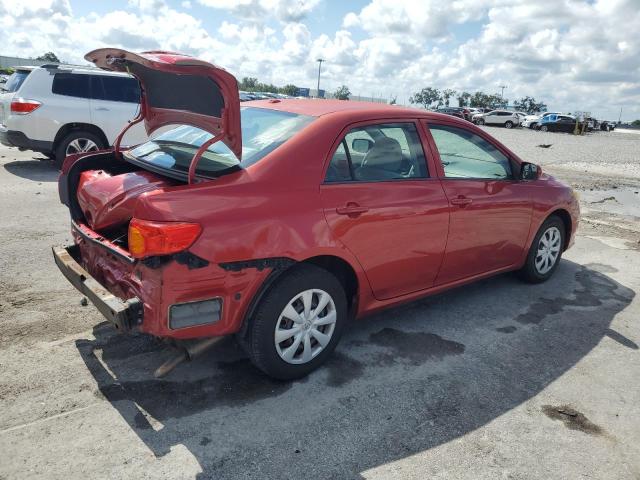 1NXBU4EE1AZ319454 - 2010 TOYOTA COROLLA BASE წითელი ფოტო 3