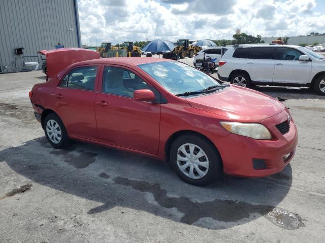 1NXBU4EE1AZ319454 - 2010 TOYOTA COROLLA BASE წითელი ფოტო 4