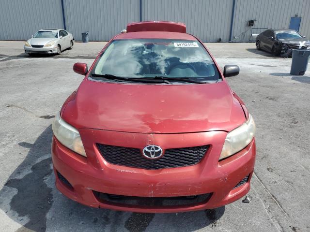 1NXBU4EE1AZ319454 - 2010 TOYOTA COROLLA BASE წითელი ფოტო 5