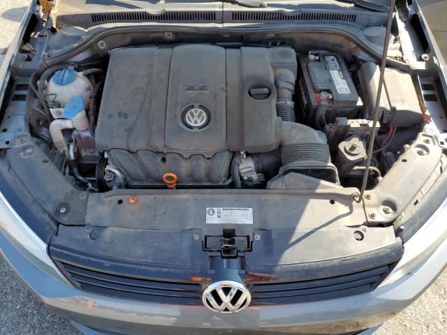 3VWDX7AJ8CM324468 - 2012 VOLKSWAGEN JETTA SE ნაცრისფერი ფოტო 11