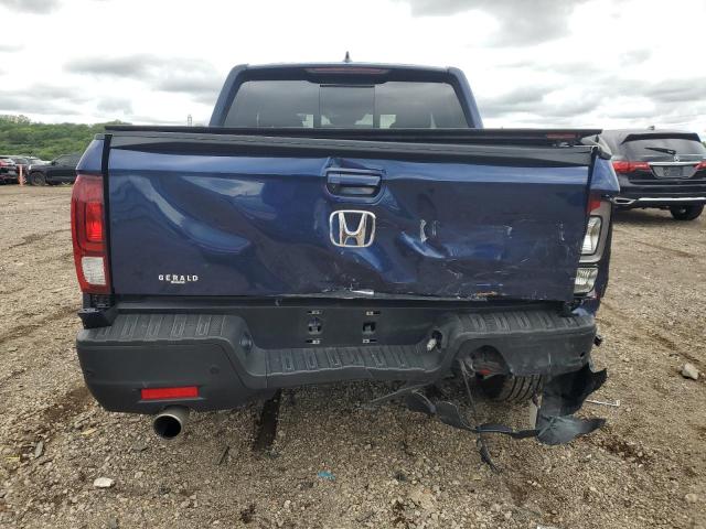 5FPYK3F71NB002567 - 2022 HONDA RIDGELINE RTL 蓝色 照片 6