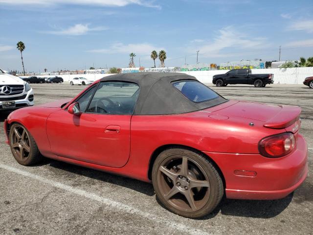 JM1NB354340407765 - 2004 MAZDA MX-5 MIATA SPEED RED photo 2