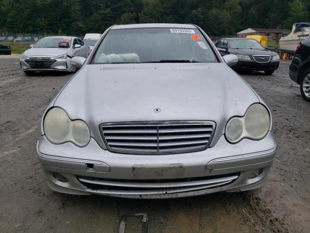 WDBRF84J55F616836 - 2005 MERCEDES-BENZ C 320 4MATIC SILVER photo 5