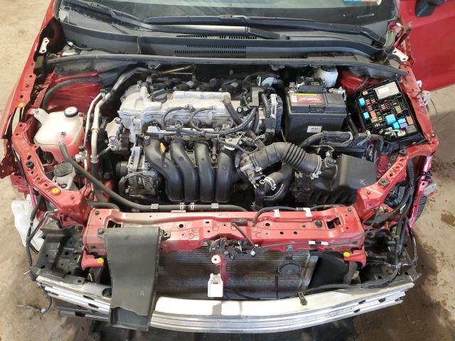 5YFEPMAE4MP184003 - 2021 TOYOTA COROLLA LE أحمر صورة 11