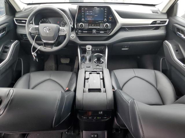 5TDGZRAH6MS037473 - 2021 TOYOTA HIGHLANDER XLE BLUE photo 8