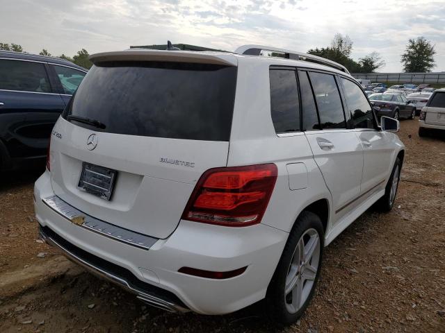 WDCGG0EB7EG220863 - 2014 MERCEDES-BENZ GLK 250 BLUETEC WHITE photo 3