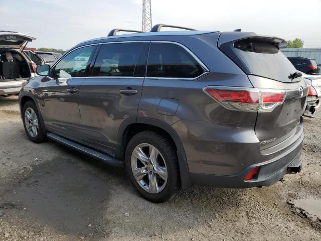 5TDDKRFH9FS163782 - 2015 TOYOTA HIGHLANDER LIMITED GRAY photo 2