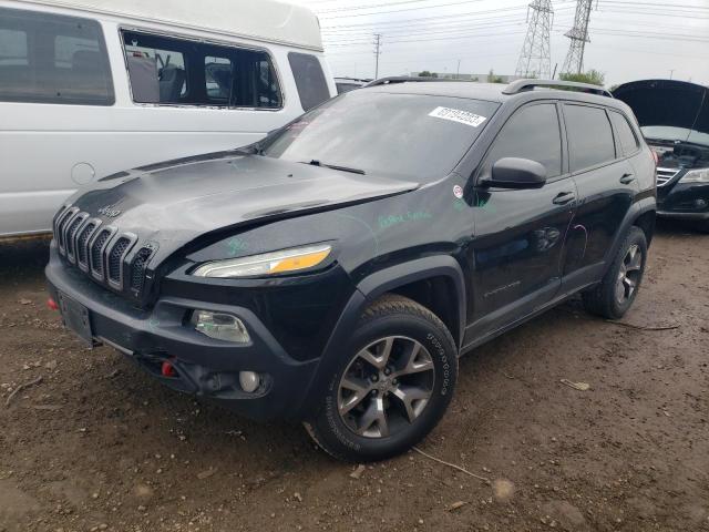 1C4PJMBS4GW332645 - 2016 JEEP CHEROKEE TRAILHAWK BLACK photo 1