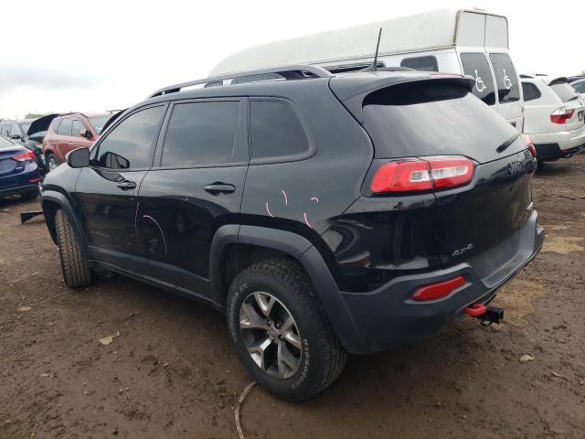 1C4PJMBS4GW332645 - 2016 JEEP CHEROKEE TRAILHAWK BLACK photo 2