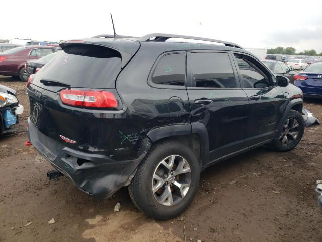 1C4PJMBS4GW332645 - 2016 JEEP CHEROKEE TRAILHAWK BLACK photo 3