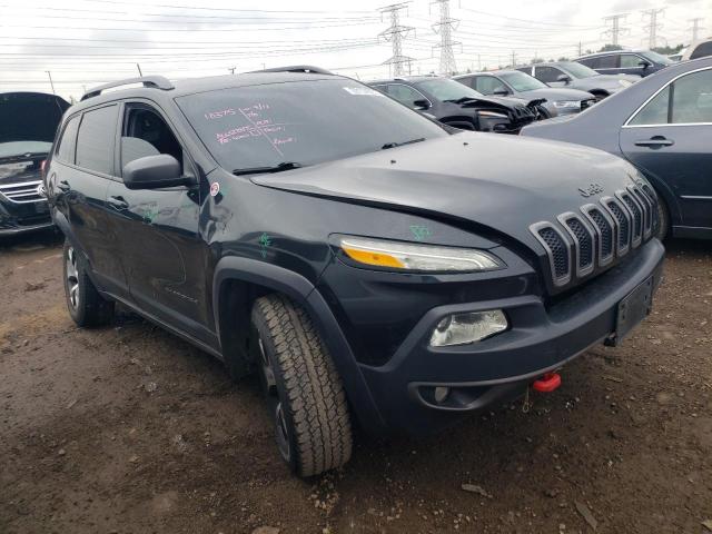 1C4PJMBS4GW332645 - 2016 JEEP CHEROKEE TRAILHAWK BLACK photo 4