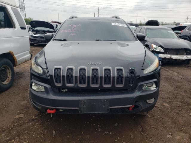 1C4PJMBS4GW332645 - 2016 JEEP CHEROKEE TRAILHAWK BLACK photo 5