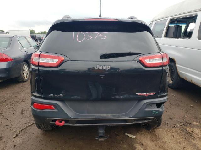 1C4PJMBS4GW332645 - 2016 JEEP CHEROKEE TRAILHAWK BLACK photo 6