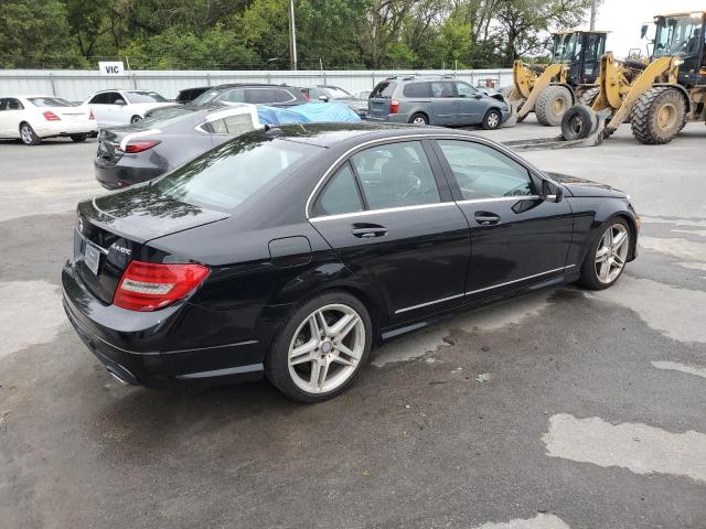 WDDGF8ABXDR253247 - 2013 MERCEDES-BENZ C 300 4MATIC BLACK photo 3