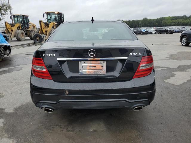 WDDGF8ABXDR253247 - 2013 MERCEDES-BENZ C 300 4MATIC BLACK photo 6