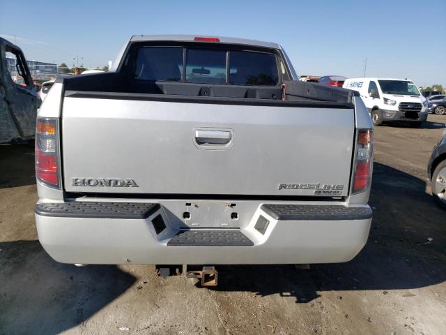 2HJYK16476H542872 - 2006 HONDA RIDGELINE RTS SILVER photo 6