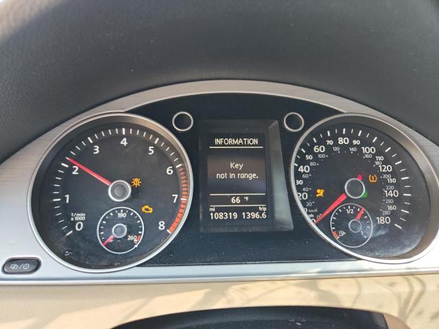 WVWBP7AN6GE502306 - 2016 VOLKSWAGEN CC BASE WHITE photo 9