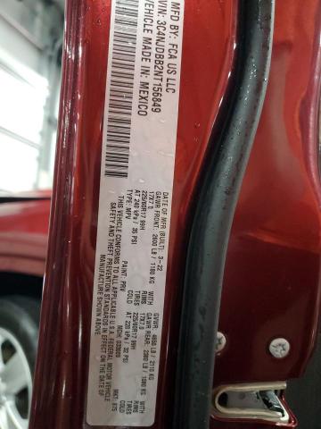 3C4NJDBB2NT156849 - 2022 JEEP COMPASS LATITUDE MAROON photo 13