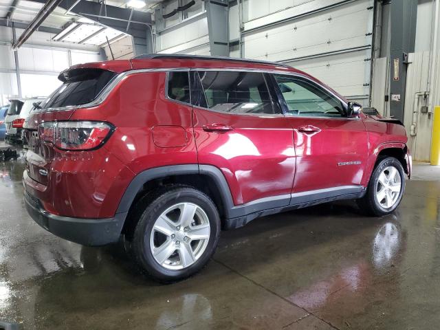3C4NJDBB2NT156849 - 2022 JEEP COMPASS LATITUDE MAROON photo 3