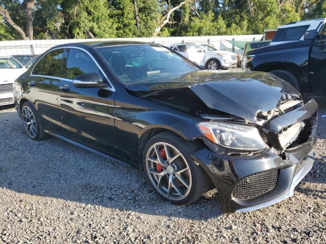 55SWF4KB4FU040427 - 2015 MERCEDES-BENZ C 300 4MATIC BLACK photo 4