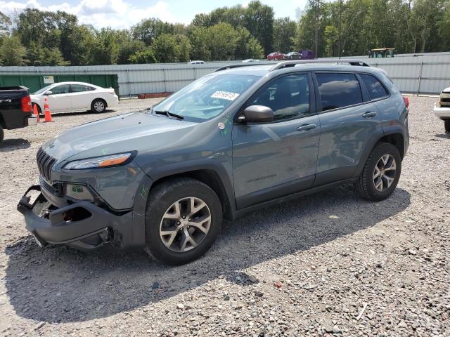 1C4PJMBS7EW146224 - 2014 JEEP CHEROKEE TRAILHAWK GRAY photo 1