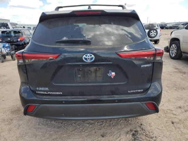 5TDYARAH1LS003595 - 2020 TOYOTA HIGHLANDER HYBRID LIMITED BLACK photo 6