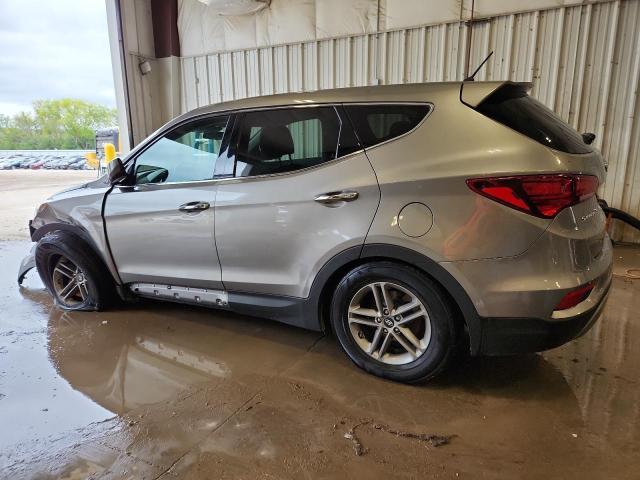 5XYZTDLB0JG538549 - 2018 HYUNDAI SANTA FE S GRAY photo 2