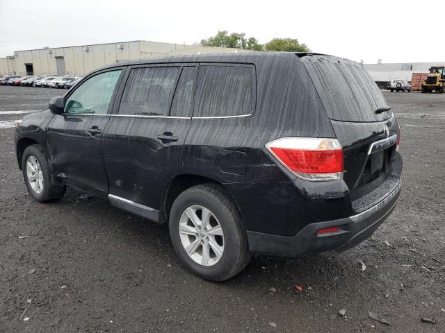 5TDBK3EH9DS262296 - 2013 TOYOTA HIGHLANDER BASE Schwarz Foto 2