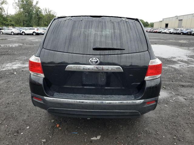5TDBK3EH9DS262296 - 2013 TOYOTA HIGHLANDER BASE Schwarz Foto 6