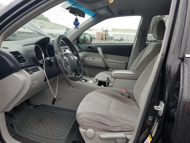 5TDBK3EH9DS262296 - 2013 TOYOTA HIGHLANDER BASE Schwarz Foto 7