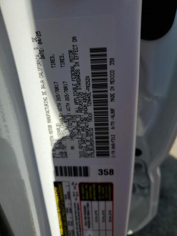 3TMLB5JN5SM138132 - 2025 TOYOTA TACOMA DOUBLE CAB Ақ фото 12