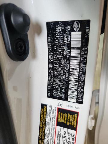 4T1BF1FK5FU001373 - 2015 TOYOTA CAMRY LE WHITE photo 13