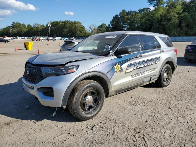 1FM5K8AB3NGA05220 - 2022 FORD EXPLORER POLICE INTERCEPTOR 银色 照片 1