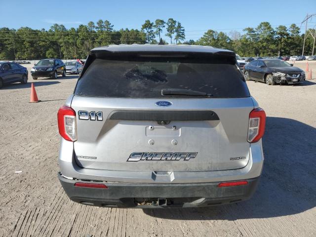 1FM5K8AB3NGA05220 - 2022 FORD EXPLORER POLICE INTERCEPTOR 银色 照片 6