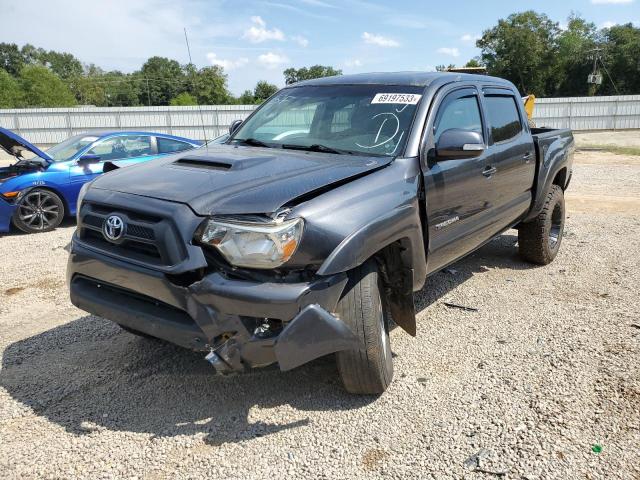 3TMJU4GN2FM190102 - 2015 TOYOTA TACOMA DOUBLE CAB PRERUNNER GRAY photo 1
