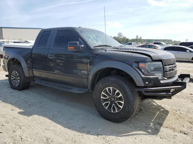 1FTFX1R6XDFD03552 - 2013 FORD F150 SVT RAPTOR BLACK photo 4