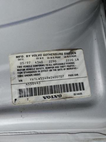 YV1LW5548W2400707 - 1998 VOLVO V70 SILVER photo 13