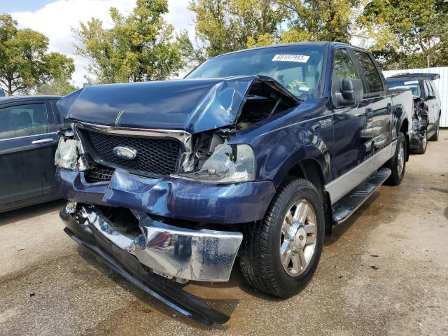 1FTPW12VX6FB73798 - 2006 FORD F150 SUPERCREW BLUE photo 1