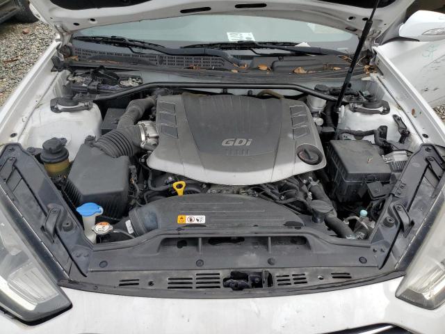 KMHHT6KJ3GU135202 - 2016 HYUNDAI GENESIS CO 3.8L WHITE photo 11