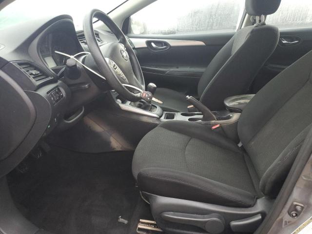 3N1AB7AP4KY253644 - 2019 NISSAN SENTRA S GRAY photo 7