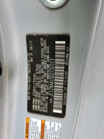 JF1ZNAA10D2732313 - 2013 TOYOTA SCION FR-S Gümüş foto 13