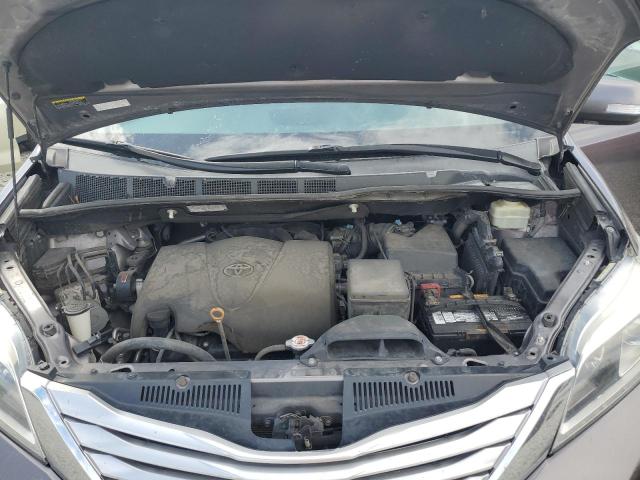 5TDDZ3DC4HS152661 - 2017 TOYOTA SIENNA XLE GRAY photo 11