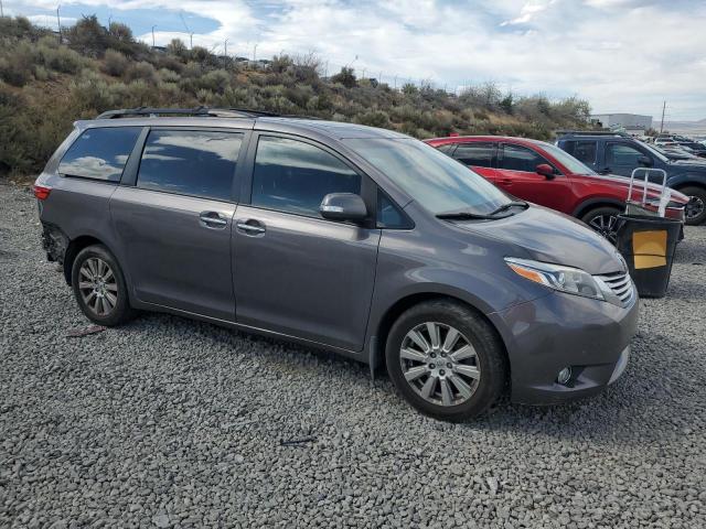 5TDDZ3DC4HS152661 - 2017 TOYOTA SIENNA XLE GRAY photo 4