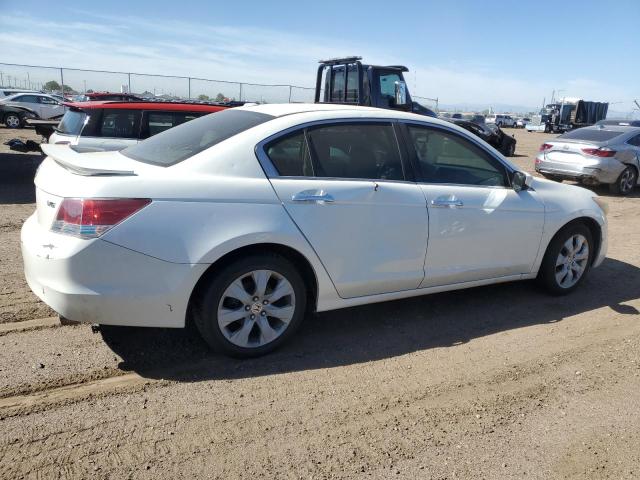 1HGCP36898A025610 - 2008 HONDA ACCORD EXL WHITE photo 3