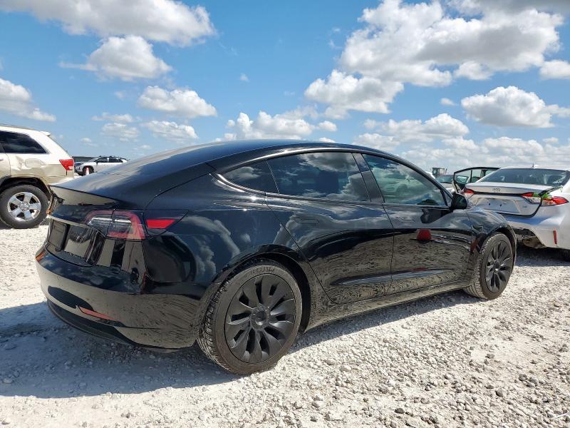 5YJ3E1EA8MF017285 - 2021 TESLA MODEL 3 BLACK photo 3