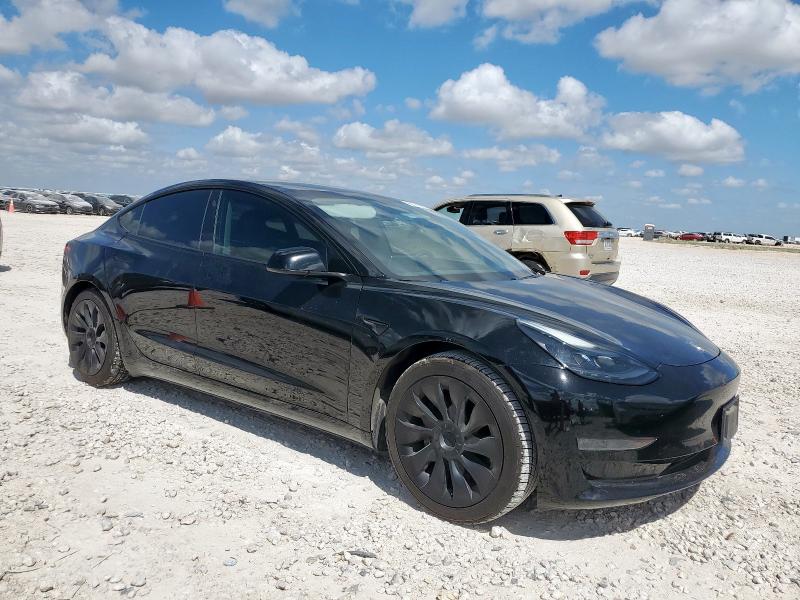 5YJ3E1EA8MF017285 - 2021 TESLA MODEL 3 BLACK photo 4