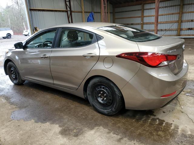 5NPDH4AE0GH680281 - 2016 HYUNDAI ELANTRA SE BROWN photo 2