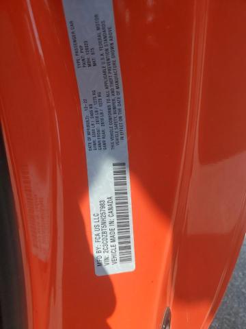 2C3CDZBT5NH257983 - 2022 DODGE CHALLENGER R/T Narıncı foto 12